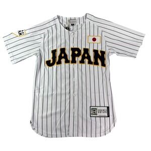Japan National Baseball Jersey Mens Small White Headgear Classics Shohei Ohtani